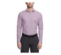 Kenneth Cole Unlisted Men's Slim Fit Check Spread Collar Dress Shirt
