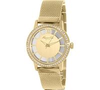 Kenneth Cole Watches Ladies Transparency All Gold Stone Set Watch