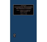 Kenneth D. Lawr Advances in Mathematical Programming and fina (Copertina rigida)