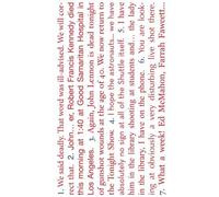 Kenneth Goldsmith Seven American Deaths and Disasters (Tascabile)