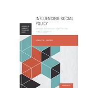 Kenneth I. Maton Influencing Social Policy (Tascabile)