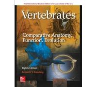 Kenneth Kardong ISE Vertebrates: Comparative Anatomy, Function, Evol (Tascabile)