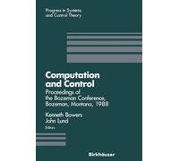 Kenneth L. Bowers John Lund Computation and Control (Tascabile)