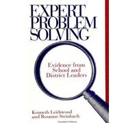 Kenneth Leithwood Rosanne Steinbach Expert Problem Solving (Tascabile)
