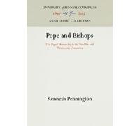 Kenneth Pennington Pope and Bishops (Copertina rigida) Anniversary Collection