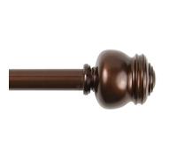 Kenney Deco Finestra Tenda, Cocoa, 28 to 48-inch