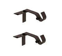 Kenney Fast Fit 5/8" Nessuna misura Staffe per tende di misura, bronzo strofinato olio