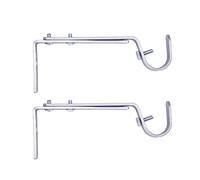 Kenney KN85293 Asta per Tenda Regolabile Staffa, Nichel Satinato