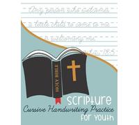 Kenniebstyles Journals Bible Scripture Cursive Handwriting Practice (Tascabile)