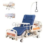 KENNOE Letti elettrici ospedalieri con design a inclinazione regolabile e maniglie per esercizi, per uso domestico per anziani, post-operatorio, controllo motorio (BED AND MAT)