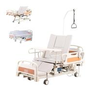 KENNOE Letti elettrici ospedalieri con design a inclinazione regolabile e maniglie per esercizi, per uso domestico per anziani, post-operatorio, controllo motorio (BED)