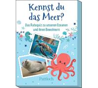 Kennst du Das Meer?: Das Ratequiz zu unseren Ozeanen und ihren Bewohnern | Kinderquiz ab 6 Jahren | 50 lustige Quiz-Karten