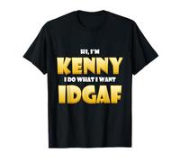 Kenny Costume IDGAF Meme Personalized First Name Kenny Joke Maglietta