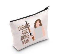 Kenny Crandell - Trousse per il trucco, motivo: Kenny Crandell, idea regalo per i fan di Dishes are Done Man Gifts Babysitters Dead Inspired Zipper Bag, Done Man Regno Unito