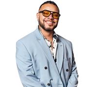 Kenny Ethan Jones (Blue Suit) Half Body Buddy Cutout