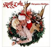 KENNY ROGERS & DOLLY PARTON - once upon a christmas LP