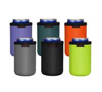 KENOBEE 6x Raffredda Can standard da 12 oz (355 ml), Can Cooler Sleeve in morbido neoprene isolato, riutilizzabili, antiscivolo, per bevande fredde, birra, soda (355ml, 6 colori)