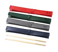 Kenon Borsa per Bacchette Personalizzata, Custodia Portatile in Pelle PU con Bacchette in Faggio Incise Laser, Regalo Perfetto per Batteristi Principianti e Componenti di Gruppi Musicali