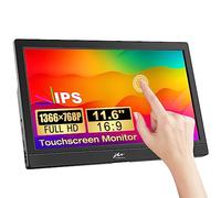Kenowa Monitor portatile touch screen 11.6 pollici HDR monitor esterno 1366 x 768 IPS Eye Care Schermo con HDMI USB Type-C per PC/Computer/Laptop/Raspberry pi/PS3/PS4/Xbox
