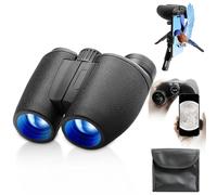 Kenpiko Binocolo per adulti 8 x 30 con treppiede e adattatore per telefono, binocolo ad alta potenza, impermeabile, compatto, per bird watching, escursionismo, viaggi, caccia, golf, nave, crociera,