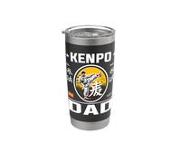 Kenpo Karate Dad design per il padre e il karateka Bicchiere termico in acciaio inox doppia parete