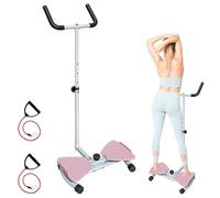 Kensbro Versione Aggiornata Twist Waist Disc con Braccioli, Twist Waist Disc Board con Funzione di Massaggio ai Piedi, Resistenza Regolabile, per Allenamento dei Muscoli Addominali