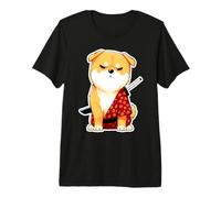 Kensei Cucciolo Il Santo della Spada Design Meme Cane Maglietta Premium