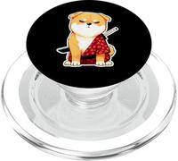 Kensei Cucciolo il Santo della Spada Design Meme Cane PopSockets PopGrip per MagSafe