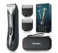 KENSEN Rasoio Elettrico Barba Depilatore Corpo Uomo, con illuminazione a LED, Uso Umido e Asciutto per Viso, Torace, Ascelle, Gambe (RFCD-9087)