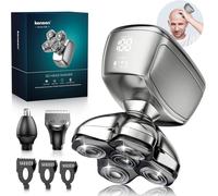 kensen Rasoio Testa Calva Impermeabile 5D Rasoio Elettrico Capelli 0 mm Wet & Dr