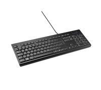 Kensington 1500109 Tastiera ValuKeyboard con cavo, Per PC, laptop, notebook, Compatibilità USB con Dell, Acer, HP, Samsung e altri ancora, QWERTY layout , Nero