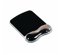 Kensington 62399 Mouse Pad con Poggiapolsi, Duo Gel Ergonomico per Computer/Laptop con Mouse Laser e Ottici, Tappetino Antiscivolo con Cuscinetto in Gel, Grigio