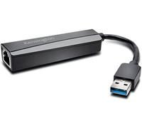 Kensington Adattatore da USB-A a Ethernet UA0000E, Nero, K33981WW