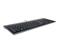 Kensington Advance Fit Full-size (100%) Cablato USB QWERTZ Nero Wired K72357DE