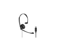 Kensington Cuffie mono USB-A classiche con microfono e controllo del volume (KEN USB MONO HS INLINE CONTROLS) NEW