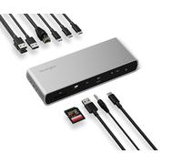 Kensington Docking station SD5700T Thunderbolt 4 e USB-C, Dual 4K Video (DisplayPort++/HDMI) con alimentazione da 90 W, Dock universale per Windows e Mac, K35175EU