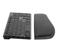 Kensington Poggiapolsi Ergosoft Per Tastiere Slim, con Altezza Inferiore di 10 mm, Forma Sagomata, Design Professionale, Nero, K52800WW