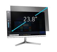 Kensington Filtro Privacy per Monitor, rimovibile a 2 vie per monitor da 23,8" 16:9, rivestimento antiriflesso, copertura reversibile anti luce blu per prevenire l'affaticamento degli occhi (628337)