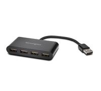 Kensington Hub a 4 porte USB 2.0 (KENSINGTON 4-PORT HUB - 4XUSB 2.0 BLACK)