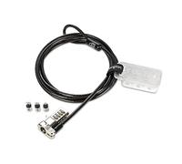 Kensington K62316WW - Kit di blocco per computer portatile, universale, 3 in 1, con cavo flessibile in acciaio al carbonio, 1,8 m