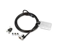 Kensington Serratura universale 3 in 1 per computer portatile, sistema di chiavi nascoste da 5 mm e cavo in acciaio al carbonio da 1,8 m, K62318WW - 85896623182