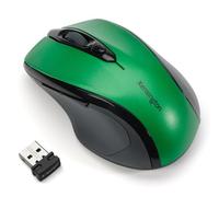 Kensington K72424WW Mouse Pro Fit wireless, Mouse ottico di medie dimensioni, 5 pulsanti e design ergonomico per destrorsi, Connessione Plug & Play, Compatibile con Windows e macOS, Verde