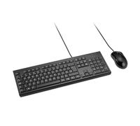 Kensington Kit Tastiera e Mouse KM100 EQ Wired QWERTY Italiano Nero Ambidestro