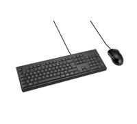 Kensington KM100 EQ tastiera Mouse incluso Ufficio USB AZERTY Francese Nero - Nouvo