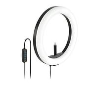 Kensington L1000 Luce LED Bicolore ad Anello per Supporto da Webcam, Dimmerabile, Fornisce un'Illuminazione Online Ottimale, Alimentazione USB-A, Adatta a Videoconferenze