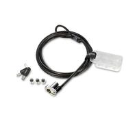 Kensington Serratura universale 3 in 1 per computer portatile, sistema di chiavi nascoste da 5 mm e cavo in acciaio al carbonio da 1,8 m, K62318WW - 85896623182