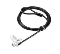 Kensington Lucchetto universale 3 in 1 2.0 con combinazione per computer portatile, compatibile con barra a T, Nano, N17, a forma di cuneo, cavo di sicurezza per computer da 1,8 m, compatibile con