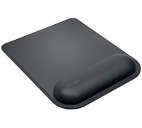 Kensington Mousepad with ErgoSoft Wrist Rest Support for Home Office, Black - Mo