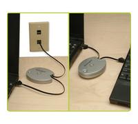 Kensington PocketLink 33119 - Cavo Ethernet con interruttore per connessione Internet o PC a PC