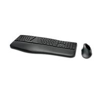 Kensington Pro Fit Ergo tastiera Mouse incluso Universale RF senza fili + Bluetooth QWERTY Inglese UK Nero